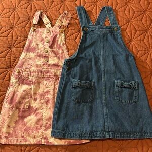 2 overalls dress